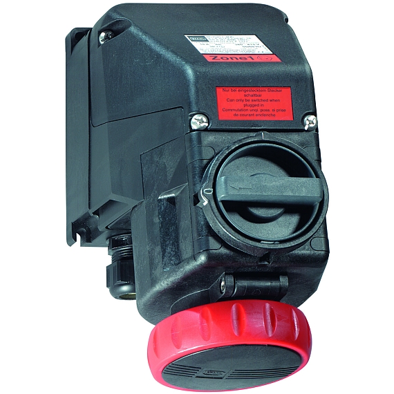 Настенная розетка взрывозащищенная - Зона 1 и 21