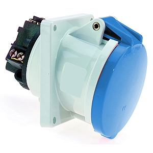 картинка Панельная розетка с наклоном - Фланец 114x114, крепление 90x90