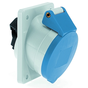 картинка Панельная розетка с наклоном - Фланец 100x92, крепление 85x77