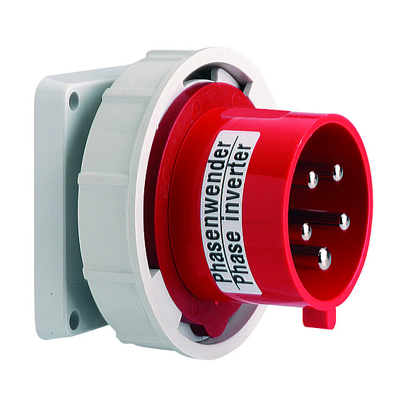 Панельная вилка-фазоинвертор прямая - Фланец 85x85, крепление 70x70