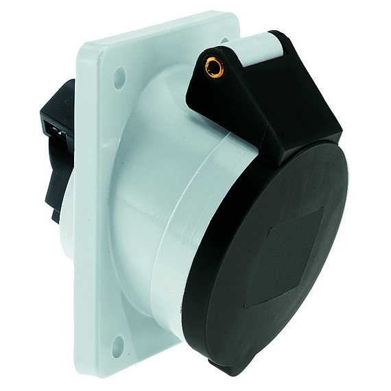 Панельная розетка с наклоном - Фланец 85x85, крепление 70x70