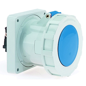 картинка Панельная розетка прямая - Фланец 120x120, крепление 100x100