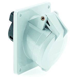 картинка Панельная розетка - наклонный, фланец 100x92, крепление 85x77