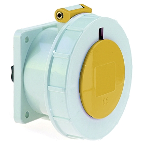 картинка Панельная розетка прямая - Фланец 75x75, крепление 60x60