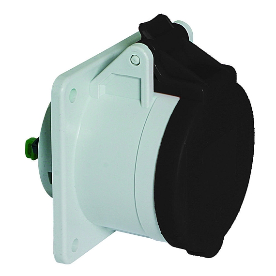 Панельная розетка прямая - Фланец 75x75, крепление 60x60