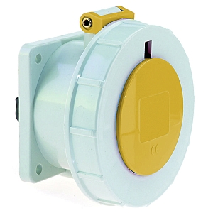 картинка Панельная розетка прямая - Фланец 75x75, крепление 60x60