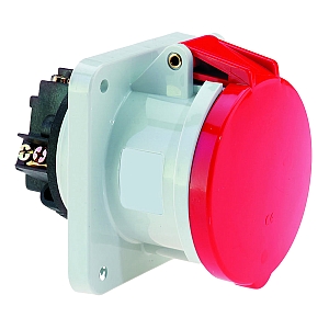 картинка Панельная розетка прямая - Фланец 107x100, крепление 85x77