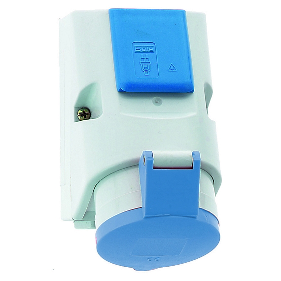 Комбинир. настенная розетка - с клеммами, без проводки