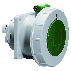 картинка Панельная розетка прямая - Фланец 75x75, крепление 60x60