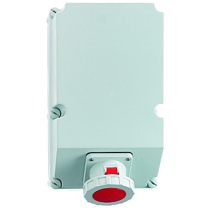 картинка Настенная розетка с выключ. - с блокировкой пилотного контакта, размер корпуса 460x276