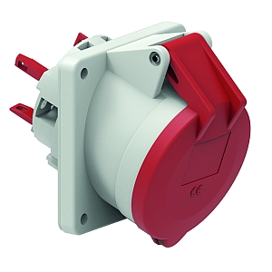 картинка Панельная розетка с наклоном - Фланец 85x85, крепление 70x70