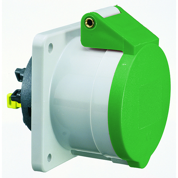 Панельная розетка прямая - Фланец 75x75, крепление 60x60