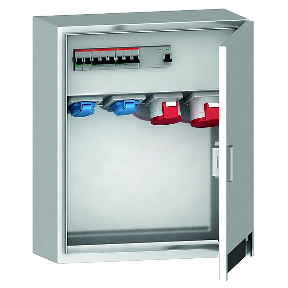 Корпус для накладного монтажа - Распределитель, нерж.сталь, корпус для накладного монтажа