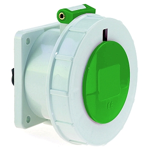 картинка Панельная розетка прямая - Фланец 75x75, крепление 60x60