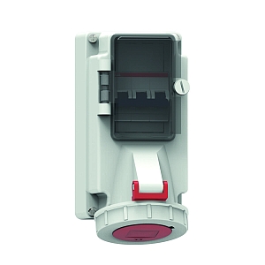 картинка Настенная розетка с предохранителем - с С-автоматом, размер корпуса 170x90