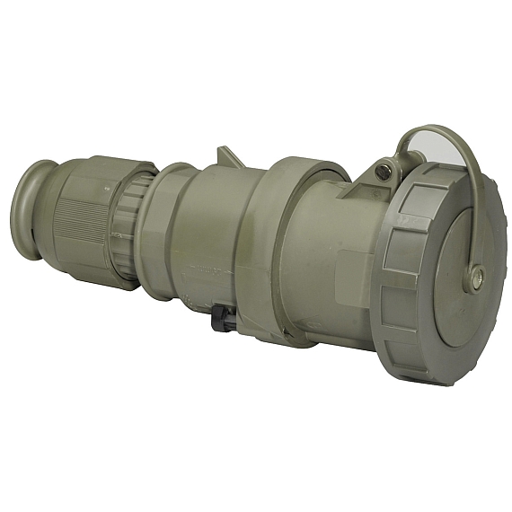 Кабельная розетка TN  с резьбовым соединением и байонетной крышкой