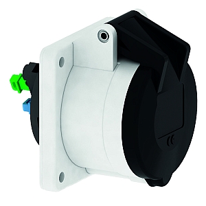 картинка Панельная розетка прямая - Фланец 75x75, крепление 60x60