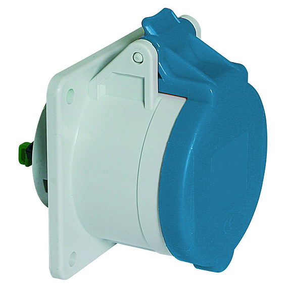 Панельная розетка прямая - Фланец 75x75, крепление 60x60