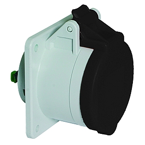 картинка Панельная розетка прямая - Фланец 75x75, крепление 60x60