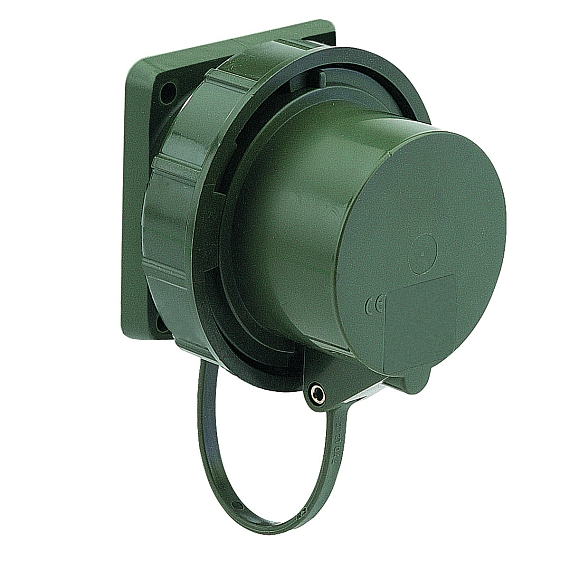 Панельная вилка прямая TN - Фланец 120x120, крепление 100x100