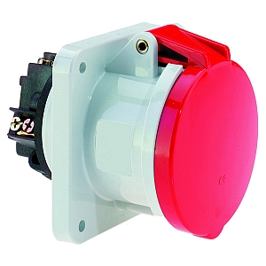 картинка Панельная розетка прямая - Фланец 107x100, крепление 85x7