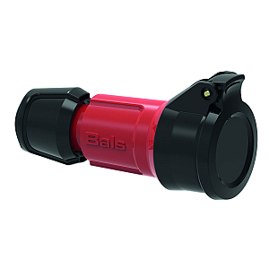 картинка Кабельная  розетка Schuko с заземл. контактом - с откидной крышкой, немецкая система