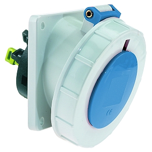 картинка Панельная розетка с наклоном - Фланец 100x92, крепление 85x77