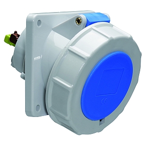 картинка Панельная розетка с наклоном - Фланец 85x85, крепление 70x70