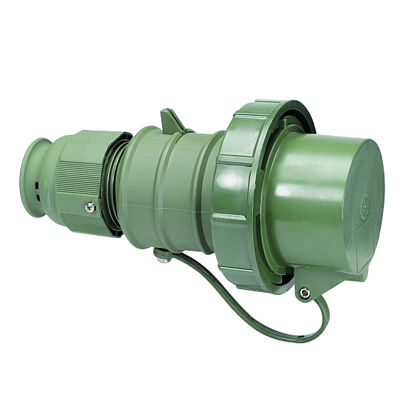 Вилка TN - с резьбовым соединением и крышкой