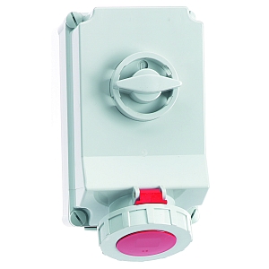 картинка Настенная розетка с выключ. - Размер корпуса 260x160