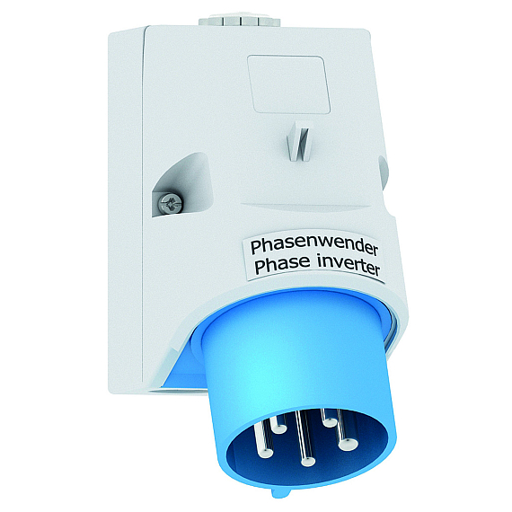 Настенная вилка-фазоинвертор - Размер корпуса 126x83