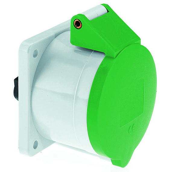 Панельная розетка прямая - Фланец 75x75, крепление 60x60