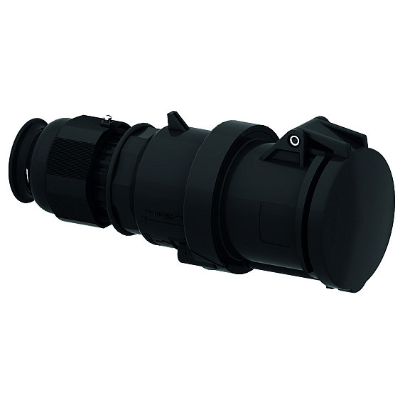 Кабельная розетка черная для сценического оборудования и театра