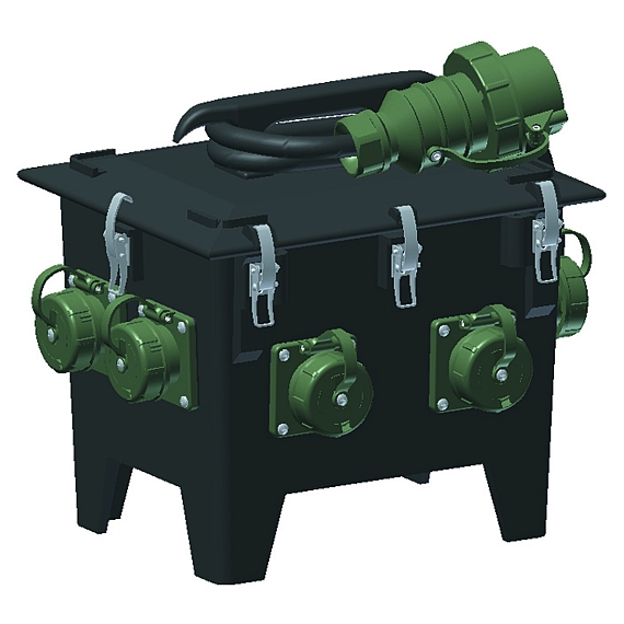 Переносной комбинационный модуль из твердой резины