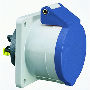 картинка Панельная розетка прямая - Фланец 75x75, крепление 60x60