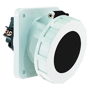 картинка Панельная розетка с наклоном - Фланец 114x114, крепление 90x90