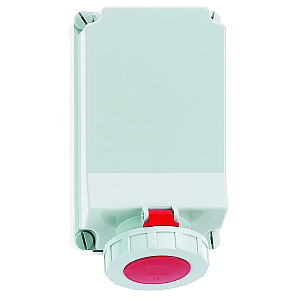 картинка Настенная розетка с выключ. - с блокировкой пилотного контакта, размер корпуса 260x160