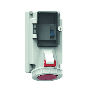 картинка Настенная розетка с предохранителем - с УДТ, размер корпуса 170x90