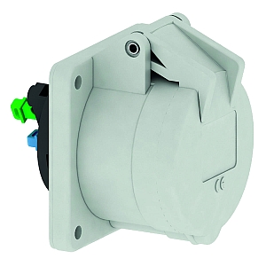 картинка Панельная розетка прямая - Фланец 75x75, крепление 60x60