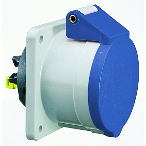 картинка Панельная розетка прямая - Фланец 75x75, крепление 60x60