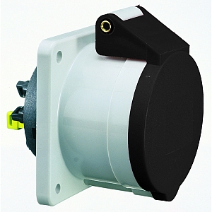 картинка Панельная розетка прямая - Фланец 75x75, крепление 60x60