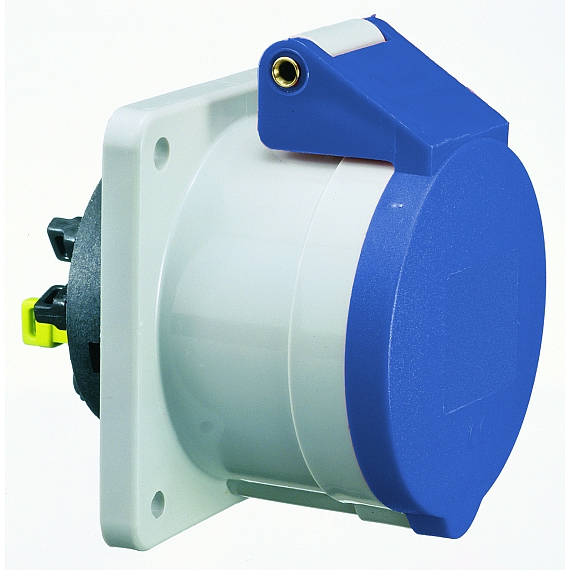 Панельная розетка прямая - Фланец 75x75, крепление 60x60