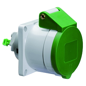 картинка Панельная розетка прямая - Фланец 56x56, крепление 44x44