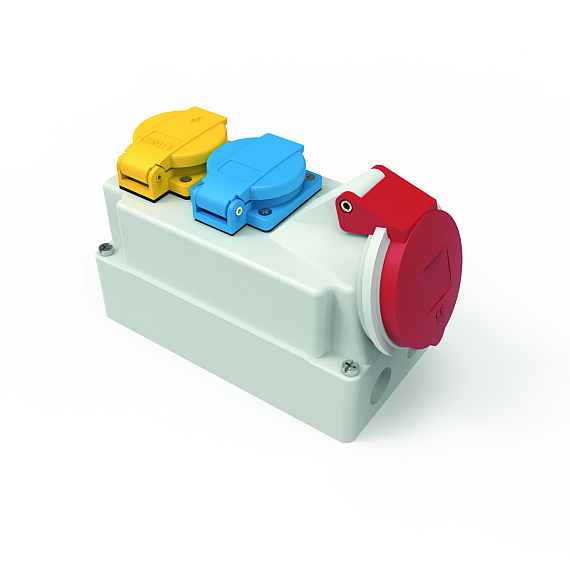 Настенная комбинированная розетка