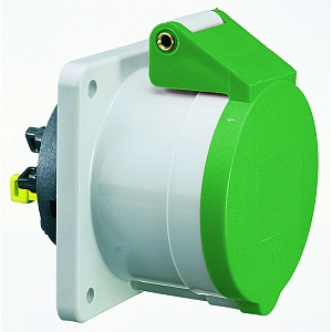 картинка Панельная розетка прямая - Фланец 75x75, крепление 60x60