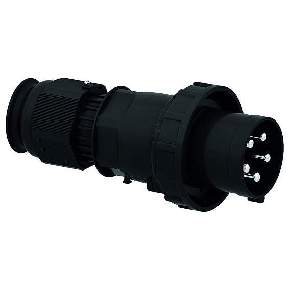 Вилка черная для сценического оборудования и театра