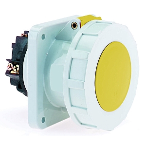 картинка Панельная розетка прямая - Фланец 107x100, крепление 85x77