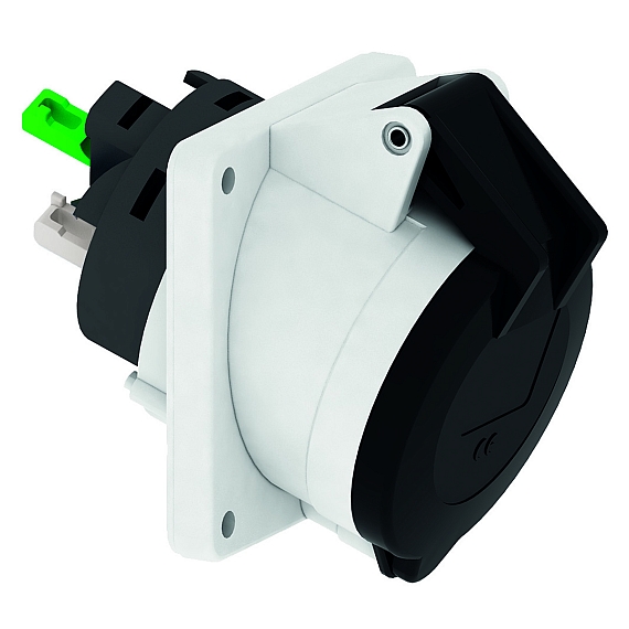 Панельная розетка с наклоном - Фланец 85x85, крепление 70x70