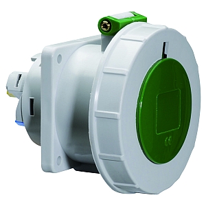 картинка Панельная розетка прямая - Фланец 75x75, крепление 60x60