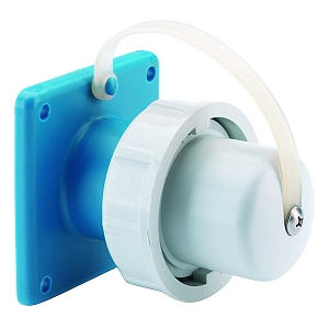 картинка Панельная вилка - с крышкой, фланец 75x75